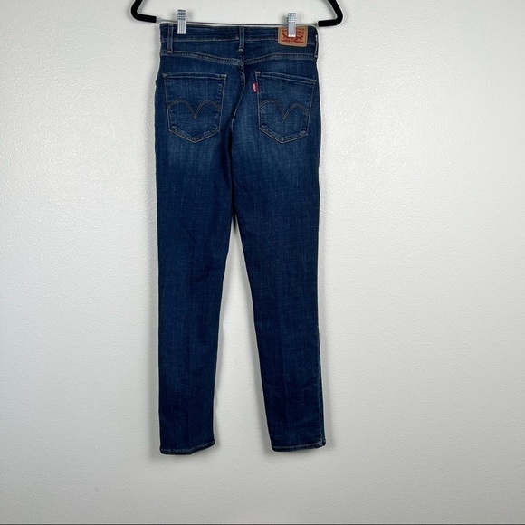 Levi’s Mid Rise Skinny Jeans Blue‎ Sz 27 - Picture 4 of 6